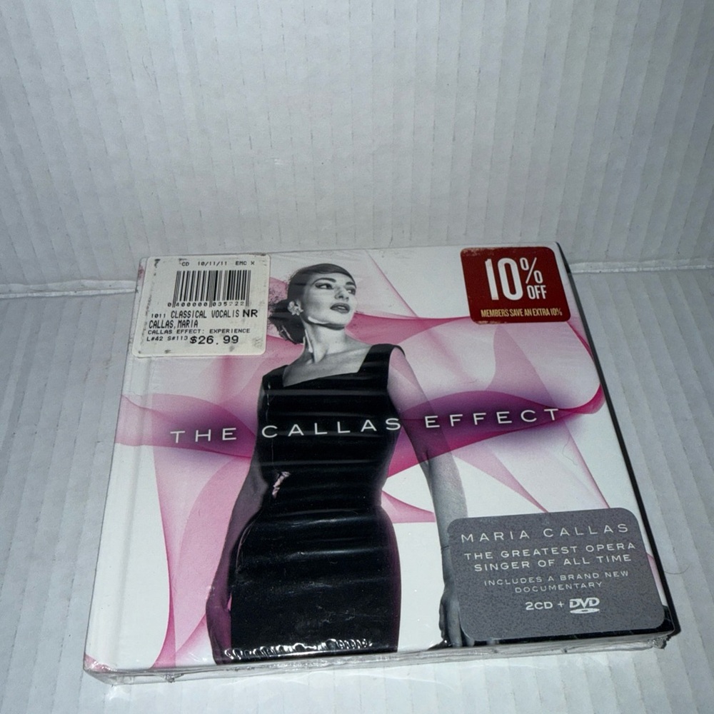 Maria Callas The Callas Effect: Experience Edition (CD, 2011) CD DVD BOOK NEW